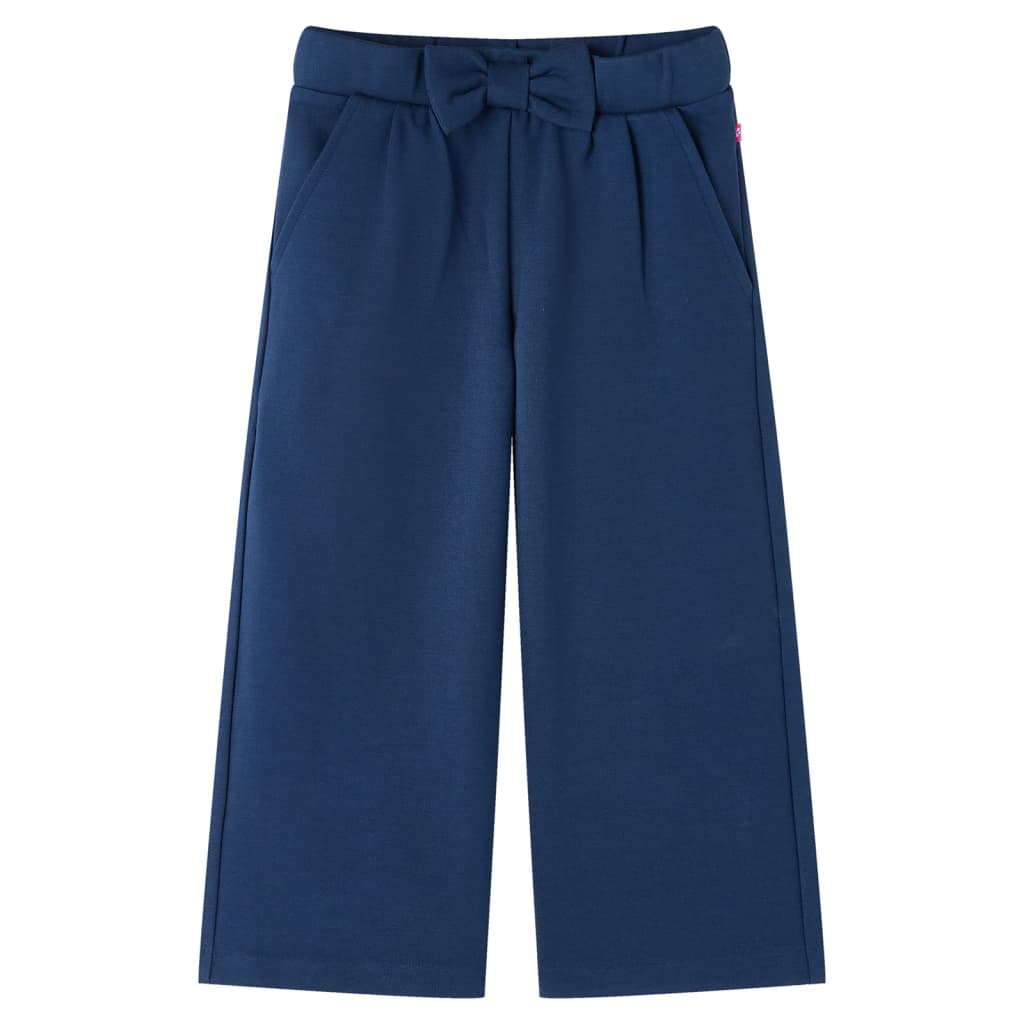 Kinderbroek met wijde pijpen 140 marineblauw is nu te koop bij PeponiXL, paradijselijk wonen!