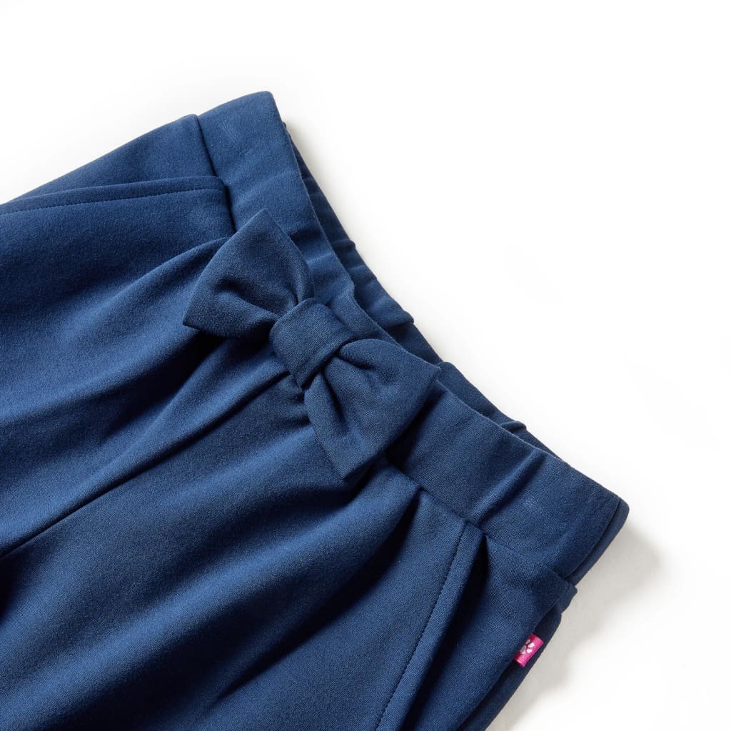 Kinderbroek met wijde pijpen 140 marineblauw is nu te koop bij PeponiXL, paradijselijk wonen!