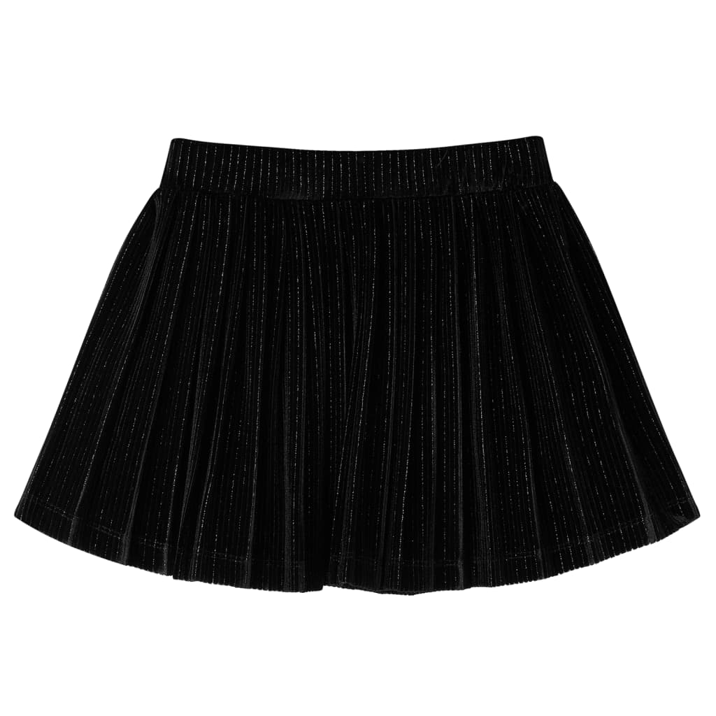Kinderrokje geplooid 104 lurex zwart is nu te koop bij PeponiXL, paradijselijk wonen!
