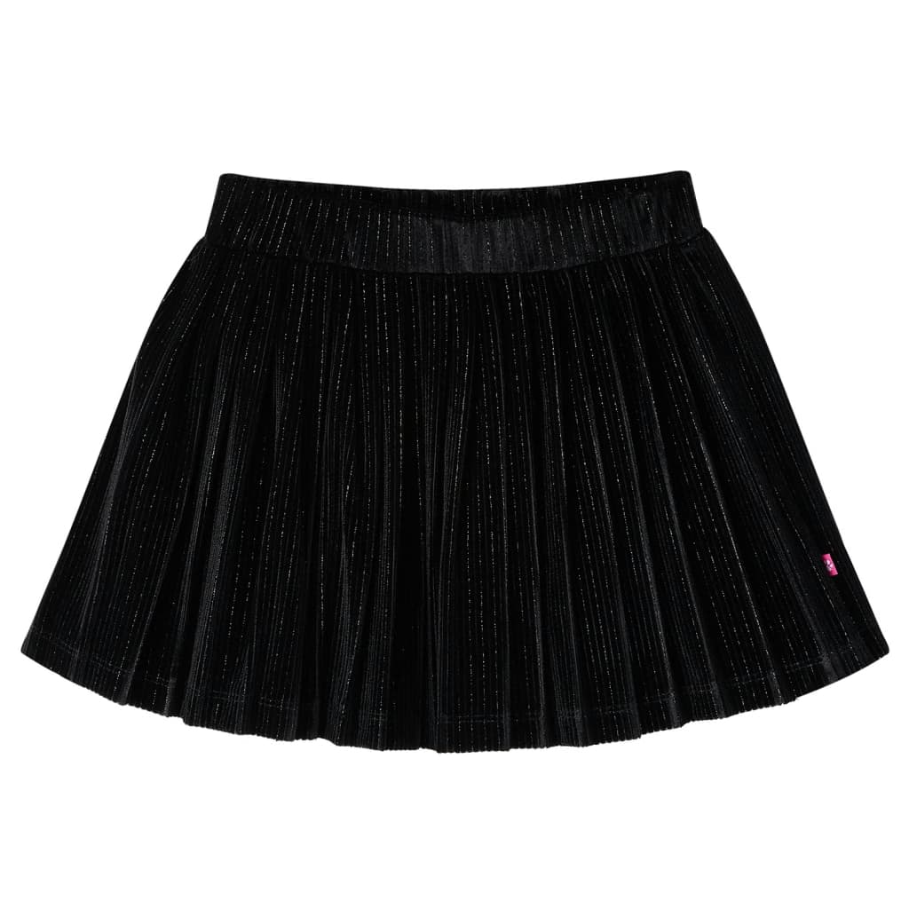 Kinderrokje geplooid 116 lurex zwart is nu te koop bij PeponiXL, paradijselijk wonen!