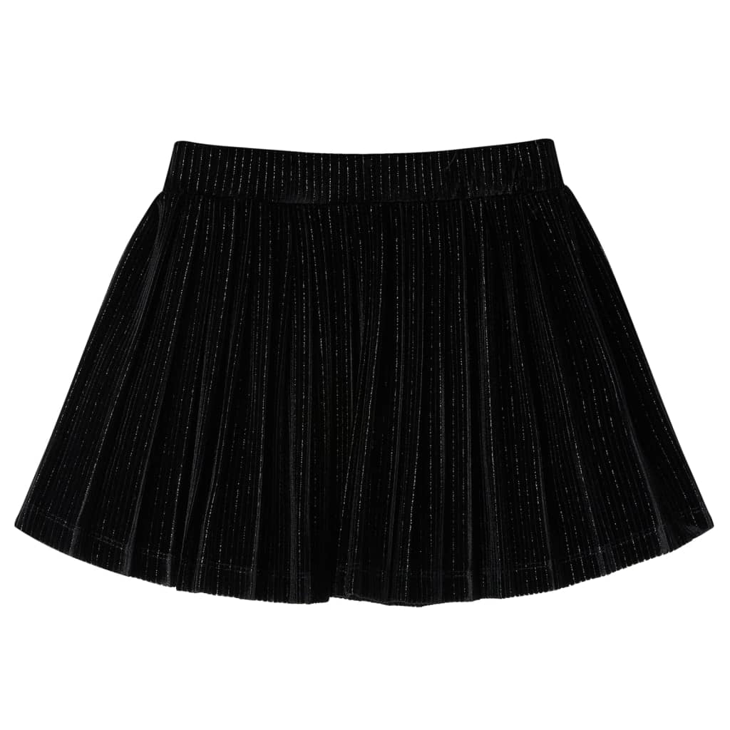 Kinderrokje geplooid 116 lurex zwart is nu te koop bij PeponiXL, paradijselijk wonen!