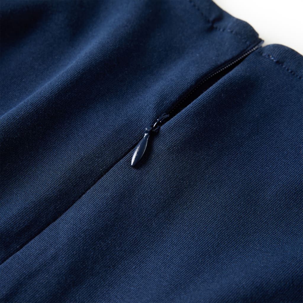 Kinderjurk met lange mouwen 140 marineblauw is nu te koop bij PeponiXL, paradijselijk wonen!