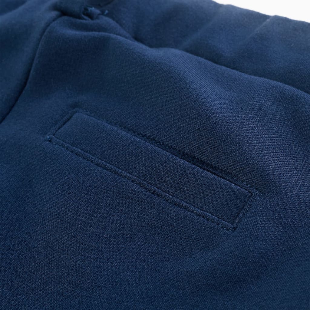 Kinderbroek met zwarte bies 104 marineblauw is nu te koop bij PeponiXL, paradijselijk wonen!