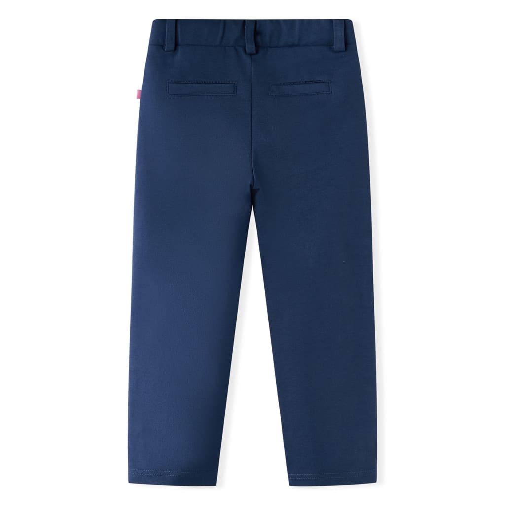 Kinderbroek met zwarte bies 116 marineblauw is nu te koop bij PeponiXL, paradijselijk wonen!