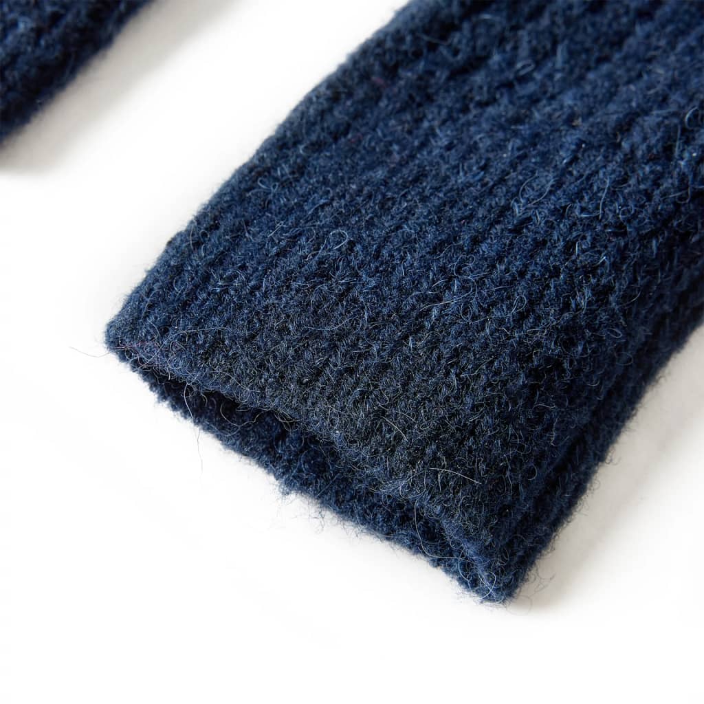 Kindervest gebreid 104 marineblauw is nu te koop bij PeponiXL, paradijselijk wonen!