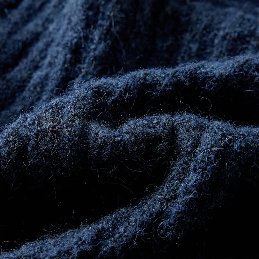 Kindervest gebreid 128 marineblauw is nu te koop bij PeponiXL, paradijselijk wonen!
