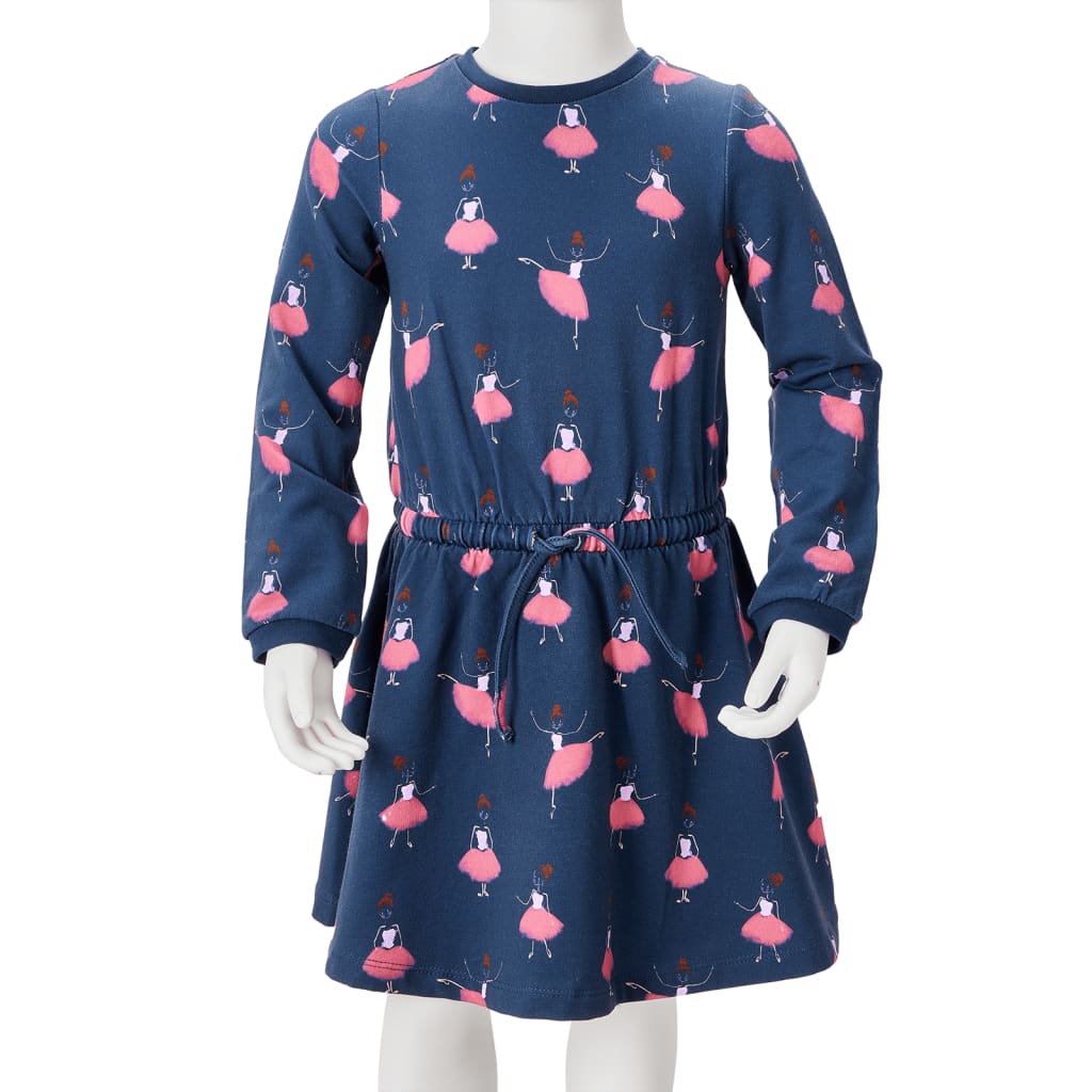 Kinderjurk 116 marineblauw is nu te koop bij PeponiXL, paradijselijk wonen!
