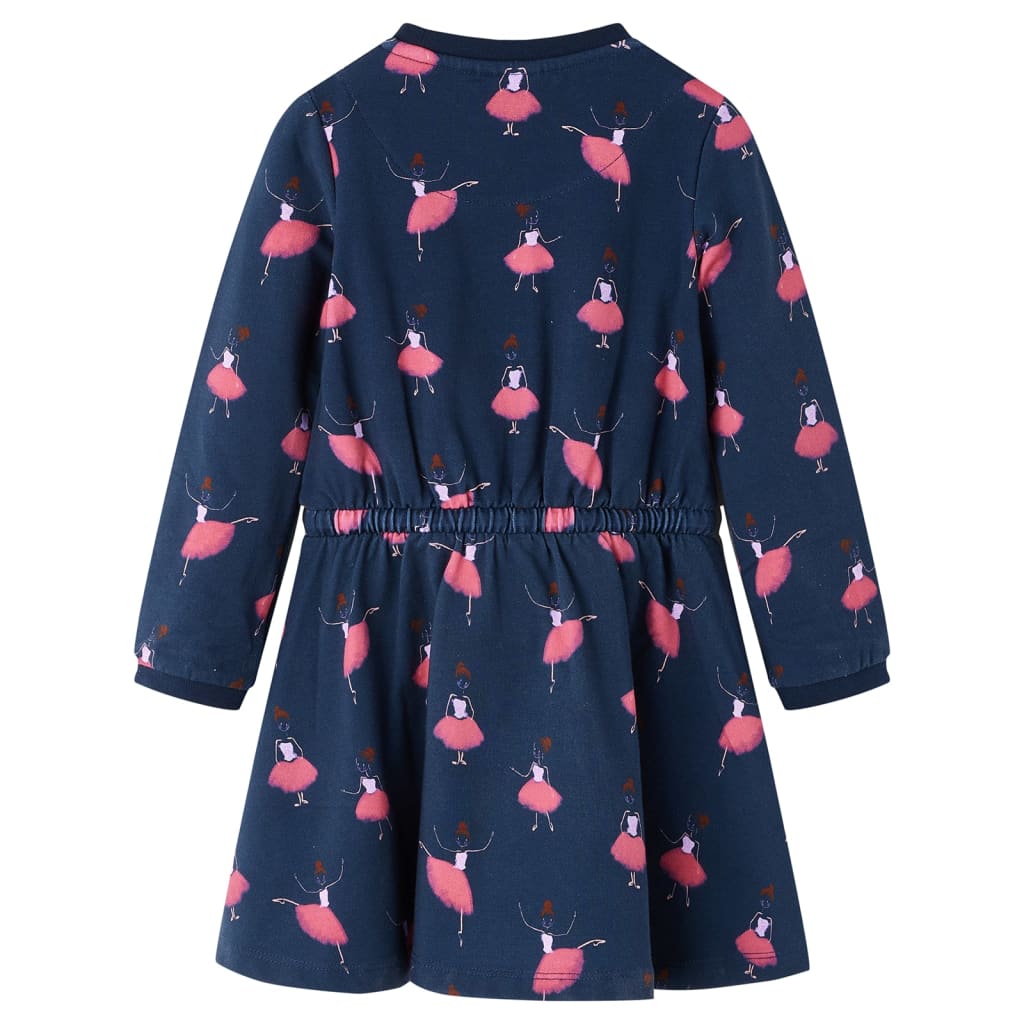 Kinderjurk 128 marineblauw is nu te koop bij PeponiXL, paradijselijk wonen!