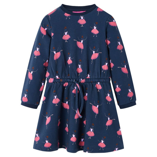 Kinderjurk 140 marineblauw is nu te koop bij PeponiXL, paradijselijk wonen!