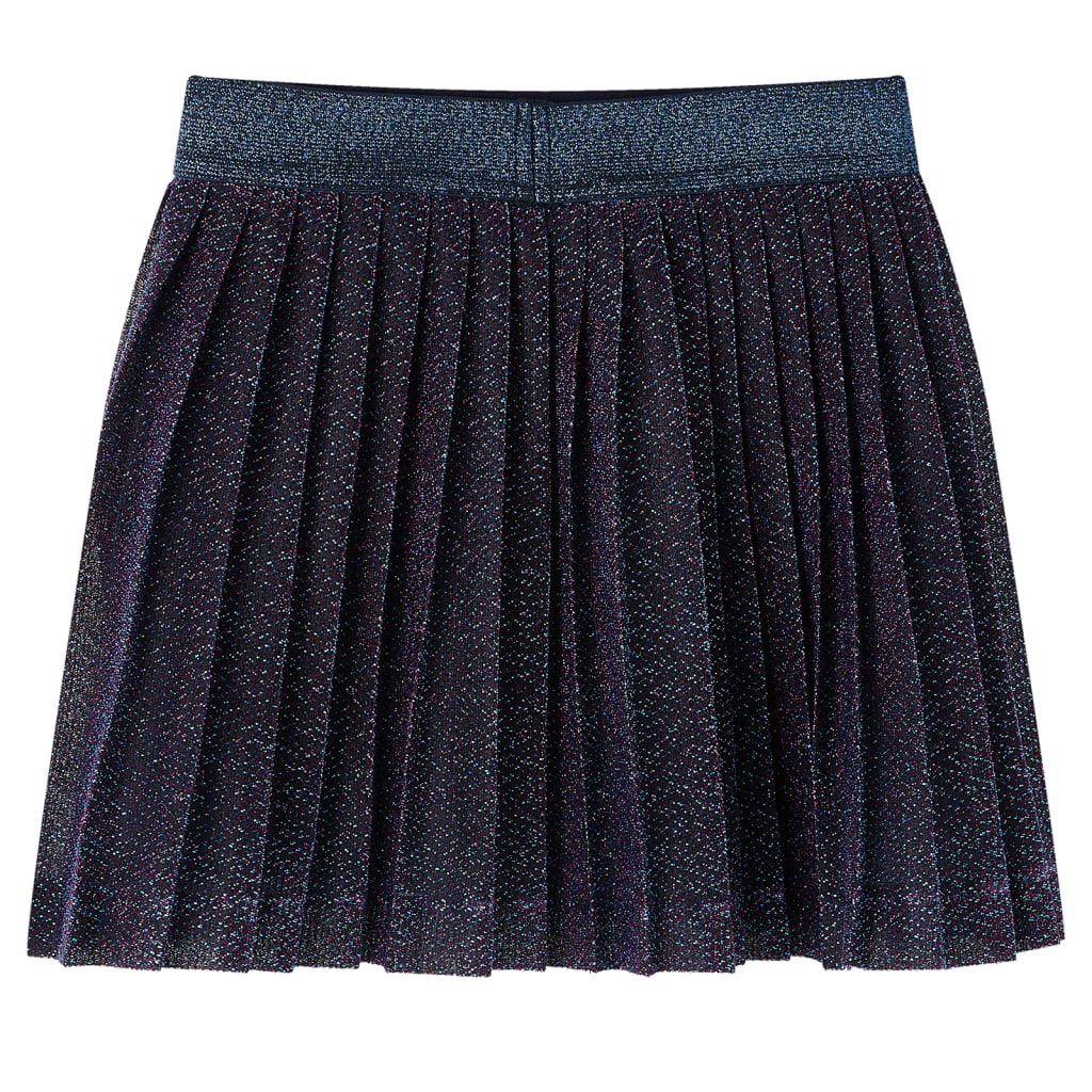 Kinderrokje met glitters 128 marineblauw is nu te koop bij PeponiXL, paradijselijk wonen!