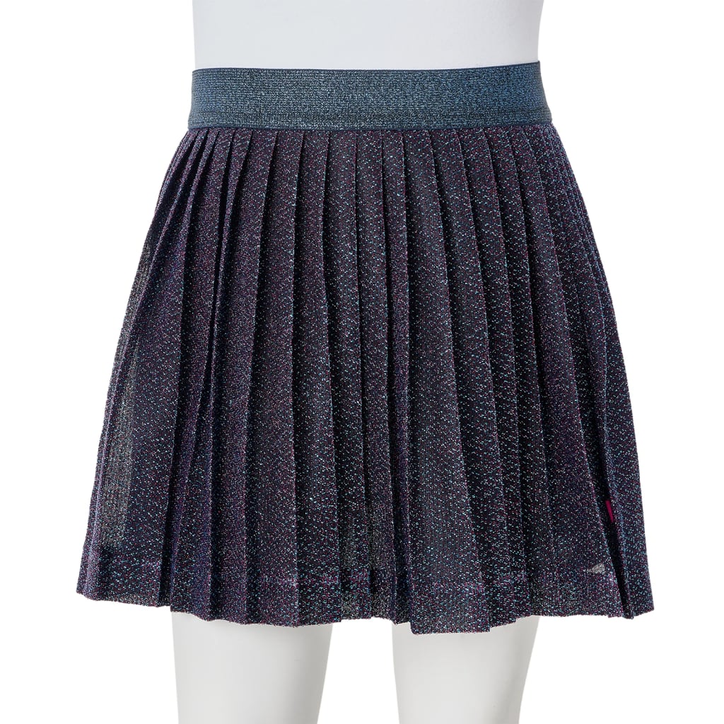 Kinderrokje met glitters 128 marineblauw is nu te koop bij PeponiXL, paradijselijk wonen!