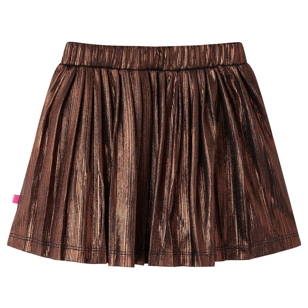 Kinderrokje met glitters 104 cognackleurig is nu te koop bij PeponiXL, paradijselijk wonen!