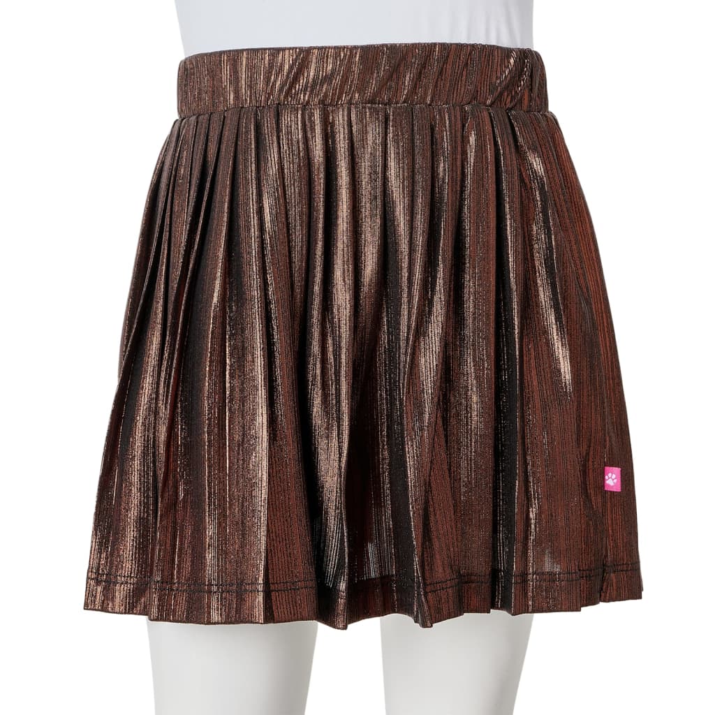 Kinderrokje met glitters 116 cognackleurig is nu te koop bij PeponiXL, paradijselijk wonen!