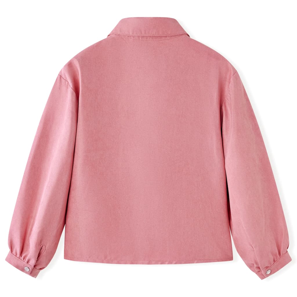 Kinderblouse met lantaarnmouwen 92 oudroze is nu te koop bij PeponiXL, paradijselijk wonen!