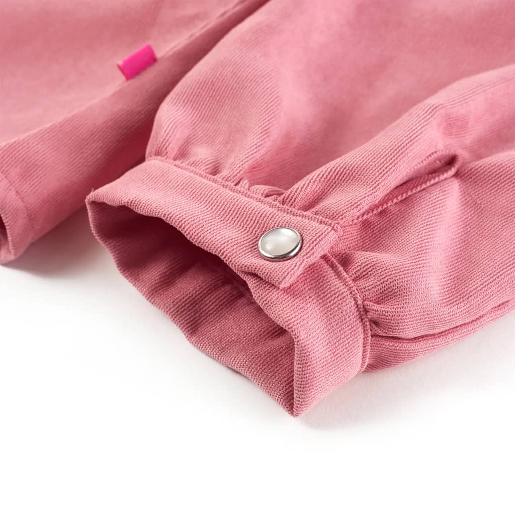 Kinderblouse met lantaarnmouwen 92 oudroze is nu te koop bij PeponiXL, paradijselijk wonen!