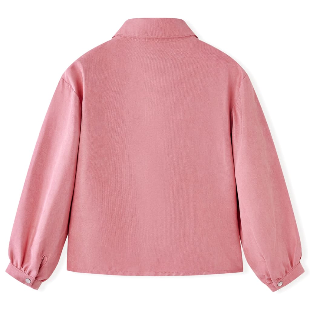 Kinderblouse met lantaarnmouwen 116 oudroze is nu te koop bij PeponiXL, paradijselijk wonen!
