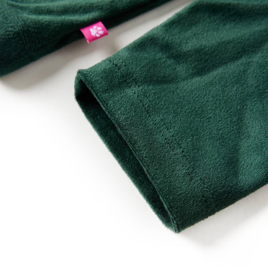 Kinderblouse met ruches 104 donkergroen is nu te koop bij PeponiXL, paradijselijk wonen!