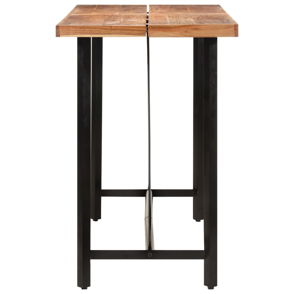 Bartafel 150x70x107 cm massief acaciahout en ijzer is nu te koop bij PeponiXL, paradijselijk wonen!