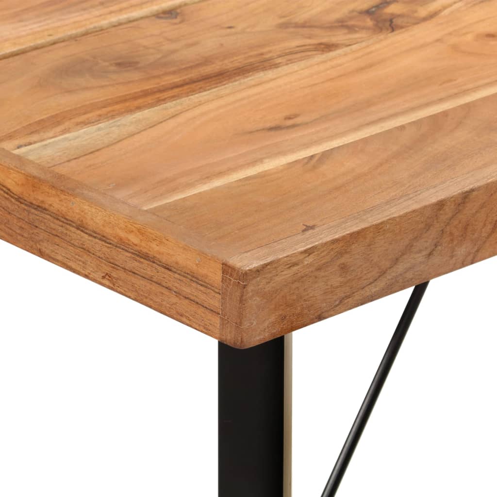 Bartafel 150x70x107 cm massief acaciahout en ijzer is nu te koop bij PeponiXL, paradijselijk wonen!
