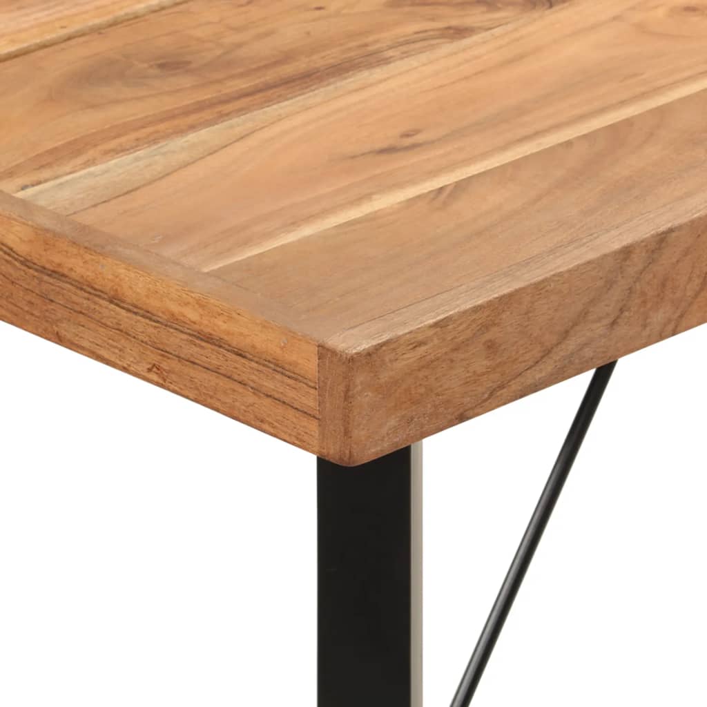 Bartafel 180x70x107 cm massief acaciahout en ijzer is nu te koop bij PeponiXL, paradijselijk wonen!