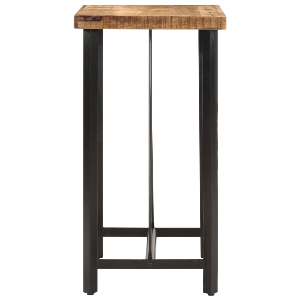 Bartafel 55x55x107 cm massief mangohout en ijzer is nu te koop bij PeponiXL, paradijselijk wonen!