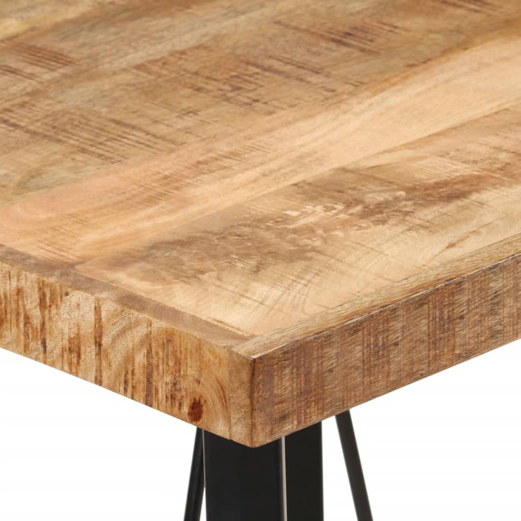 Bartafel 55x55x107 cm massief mangohout en ijzer is nu te koop bij PeponiXL, paradijselijk wonen!