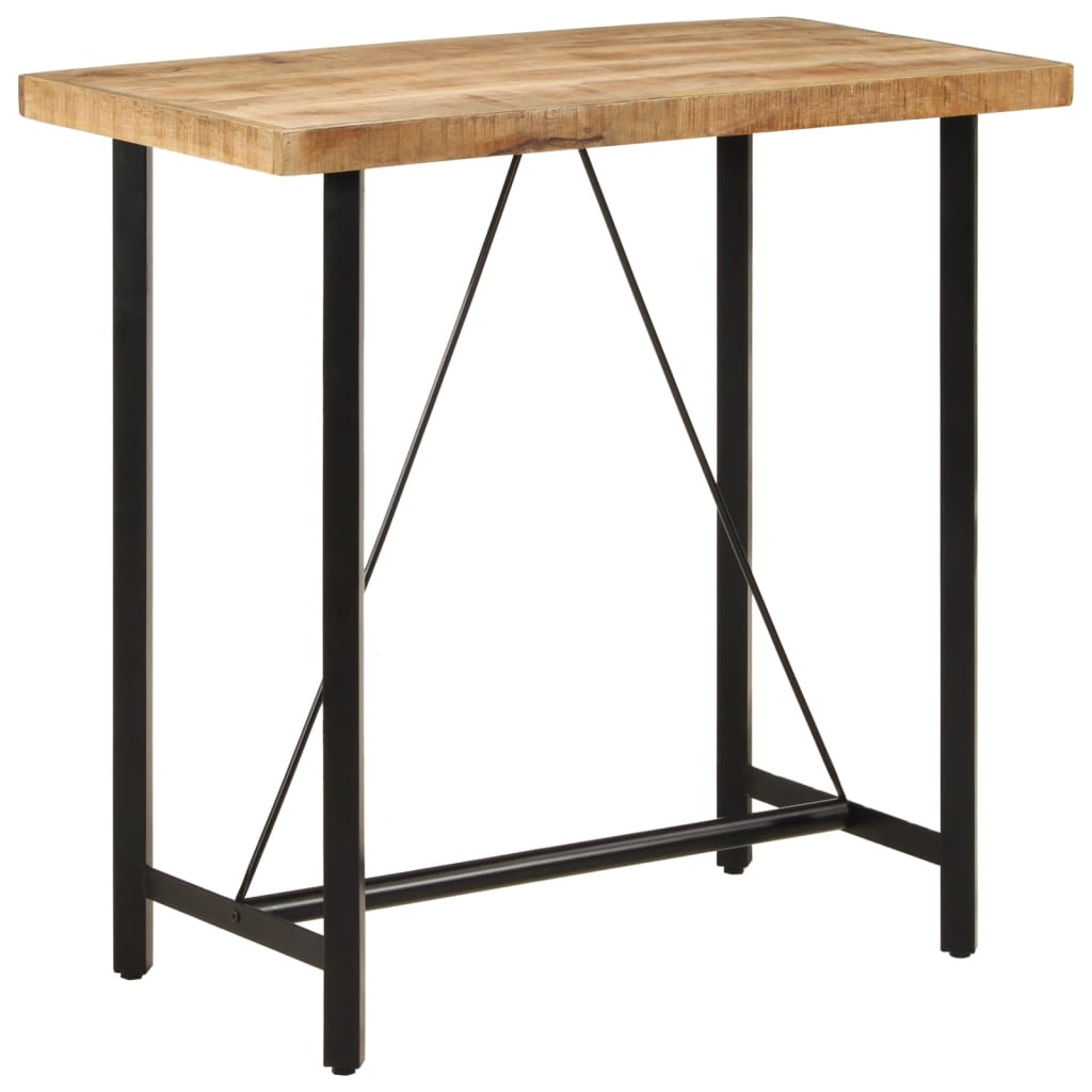 Bartafel 110x55x107 cm massief mangohout en ijzer is nu te koop bij PeponiXL, paradijselijk wonen!