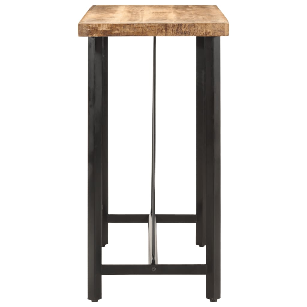 Bartafel 110x55x107 cm massief mangohout en ijzer is nu te koop bij PeponiXL, paradijselijk wonen!