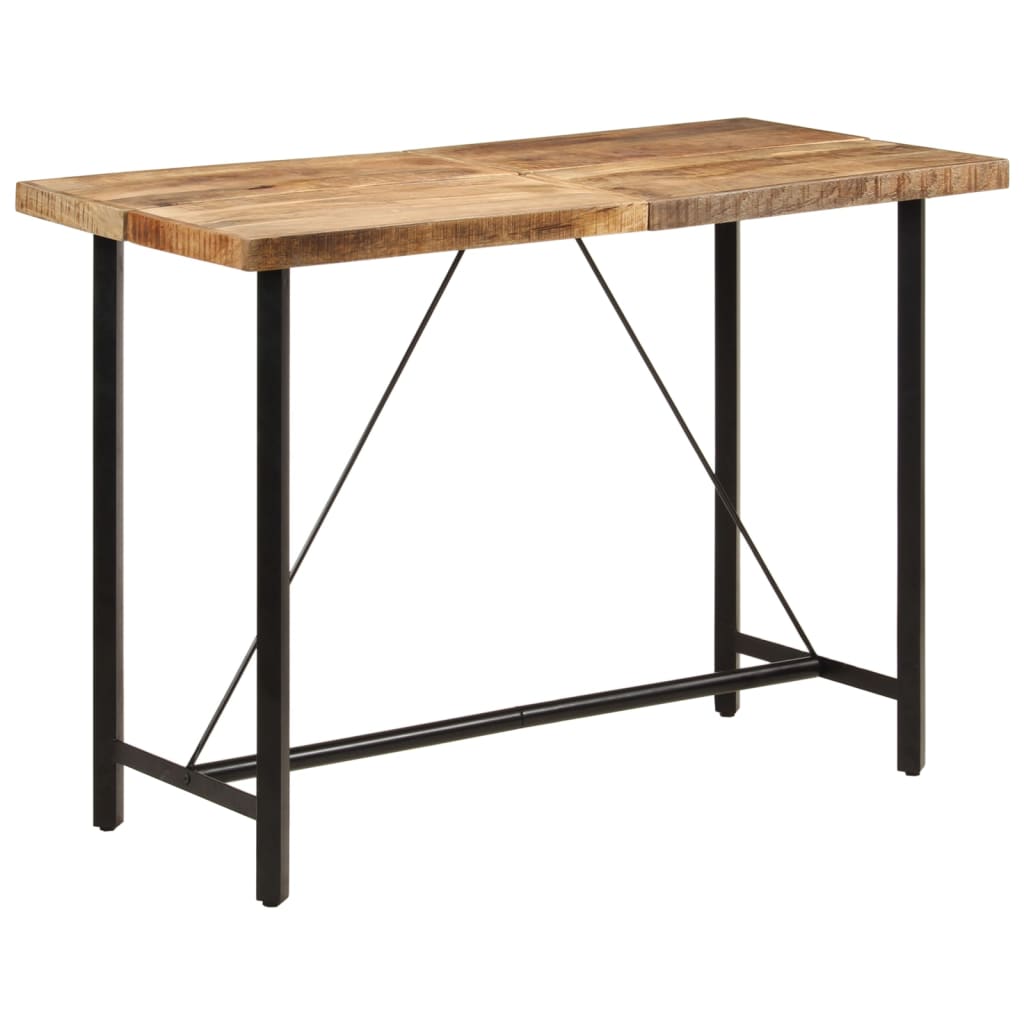 Bartafel 150x70x107 cm massief mangohout en ijzer is nu te koop bij PeponiXL, paradijselijk wonen!