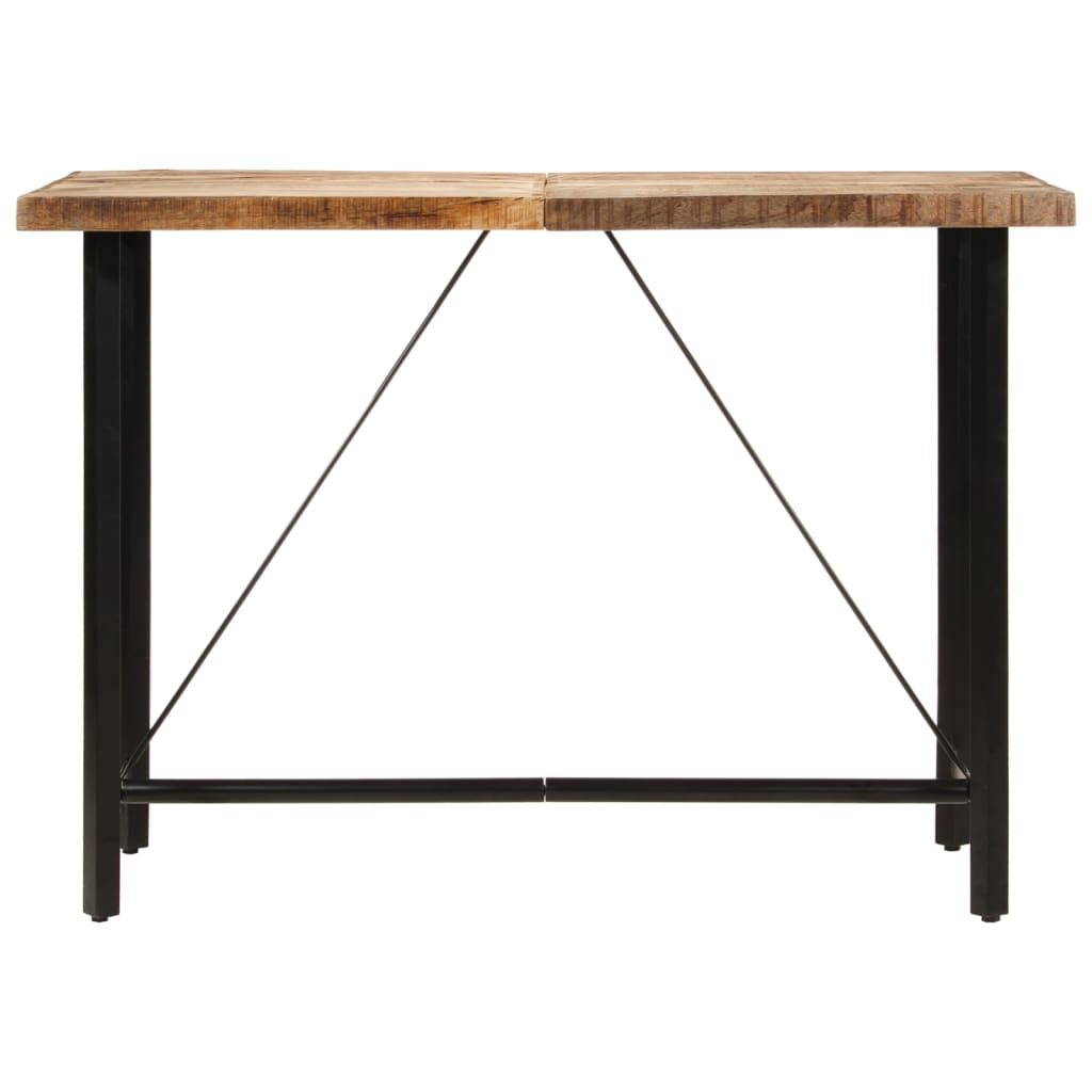 Bartafel 150x70x107 cm massief mangohout en ijzer is nu te koop bij PeponiXL, paradijselijk wonen!
