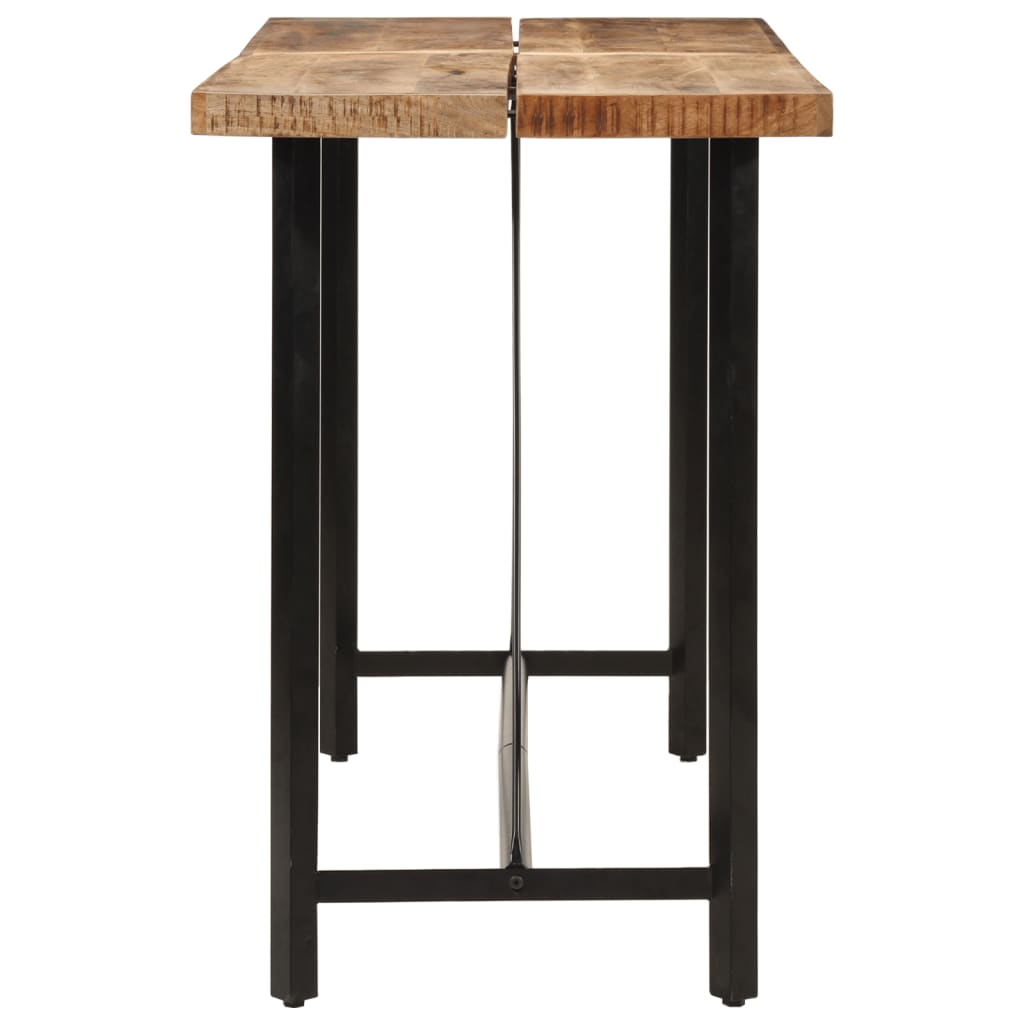 Bartafel 150x70x107 cm massief mangohout en ijzer is nu te koop bij PeponiXL, paradijselijk wonen!