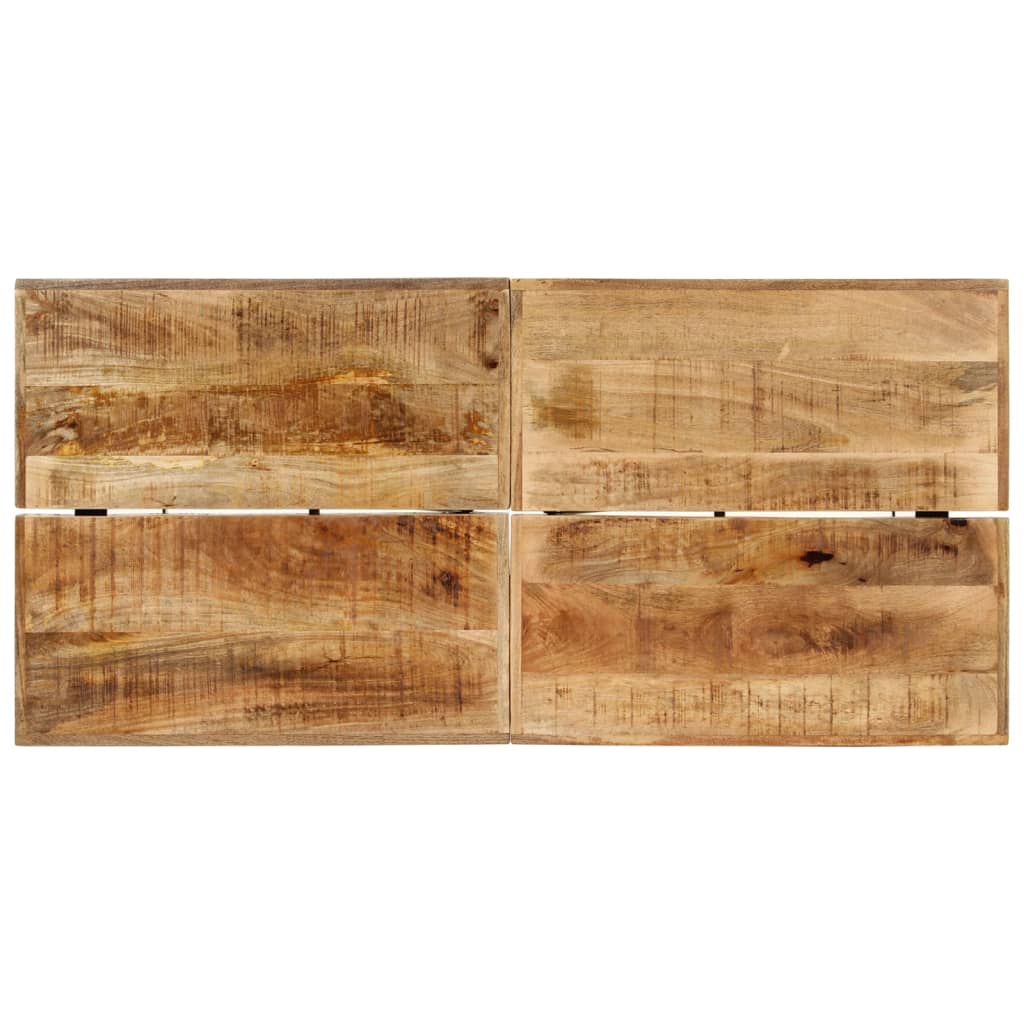 Bartafel 150x70x107 cm massief mangohout en ijzer is nu te koop bij PeponiXL, paradijselijk wonen!