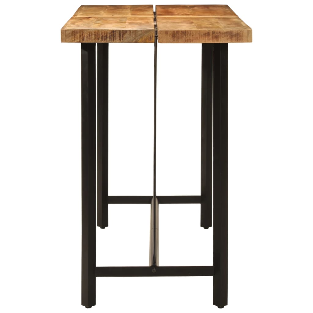 Bartafel 180x70x107 cm massief mangohout en ijzer is nu te koop bij PeponiXL, paradijselijk wonen!
