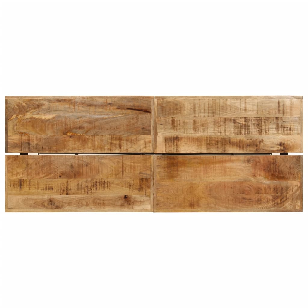 Bartafel 180x70x107 cm massief mangohout en ijzer is nu te koop bij PeponiXL, paradijselijk wonen!