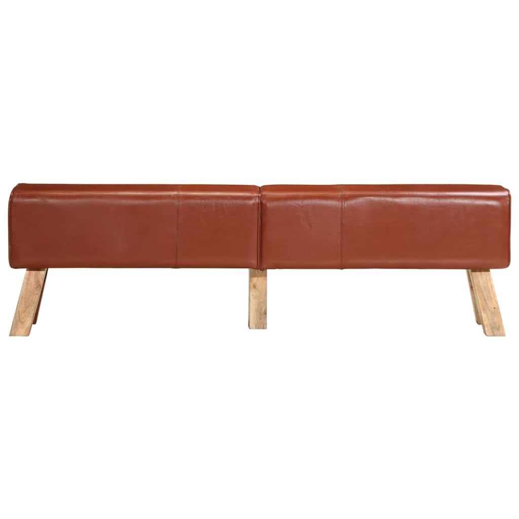 Gymbok 160 cm echt leer bruin is nu te koop bij PeponiXL, paradijselijk wonen!
