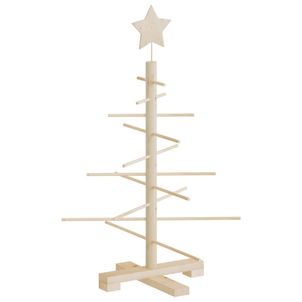 Kerstdecoratie kerstboom 75 cm massief grenenhout is nu te koop bij PeponiXL, paradijselijk wonen!
