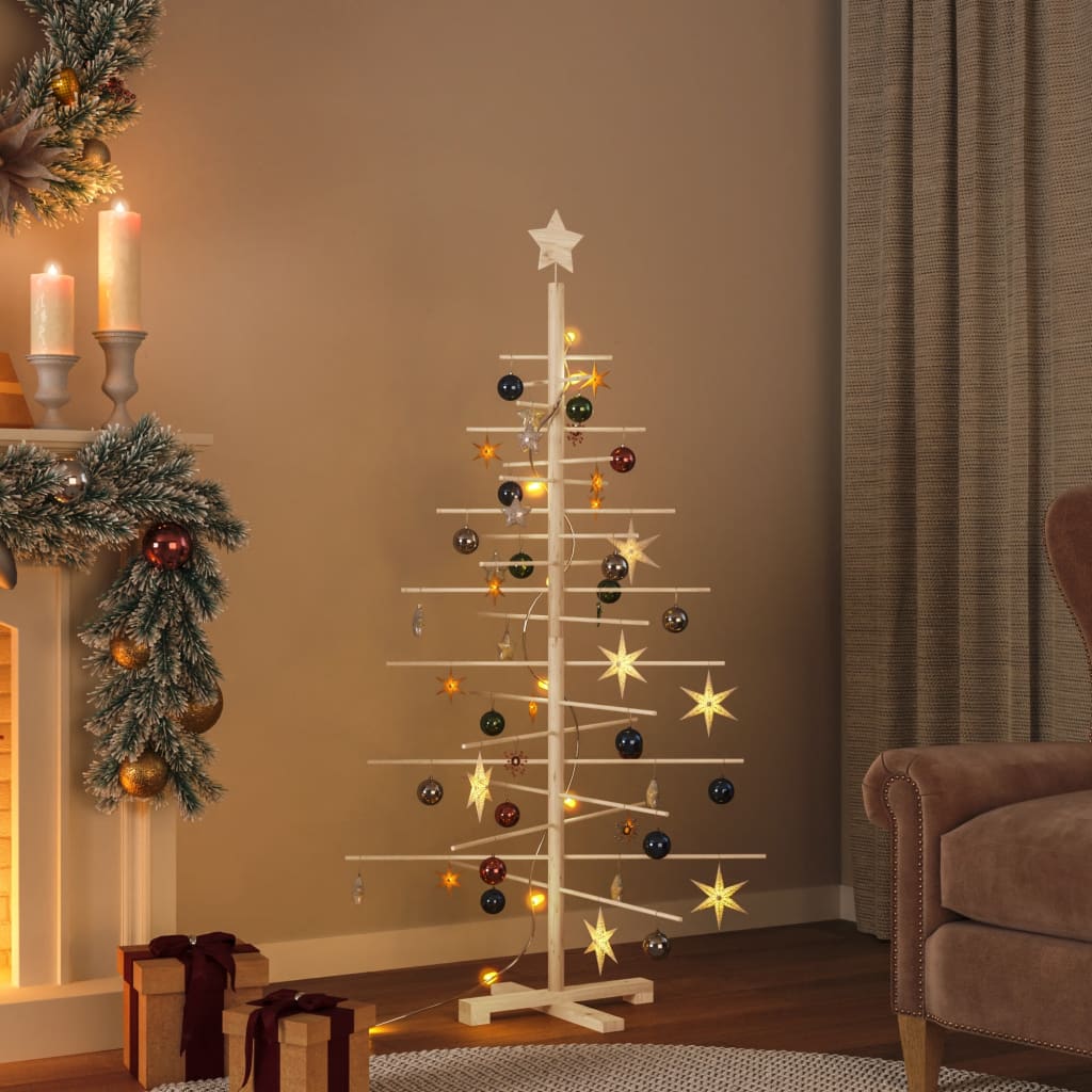 Kerstdecoratie kerstboom 150 cm massief grenenhout is nu te koop bij PeponiXL, paradijselijk wonen!