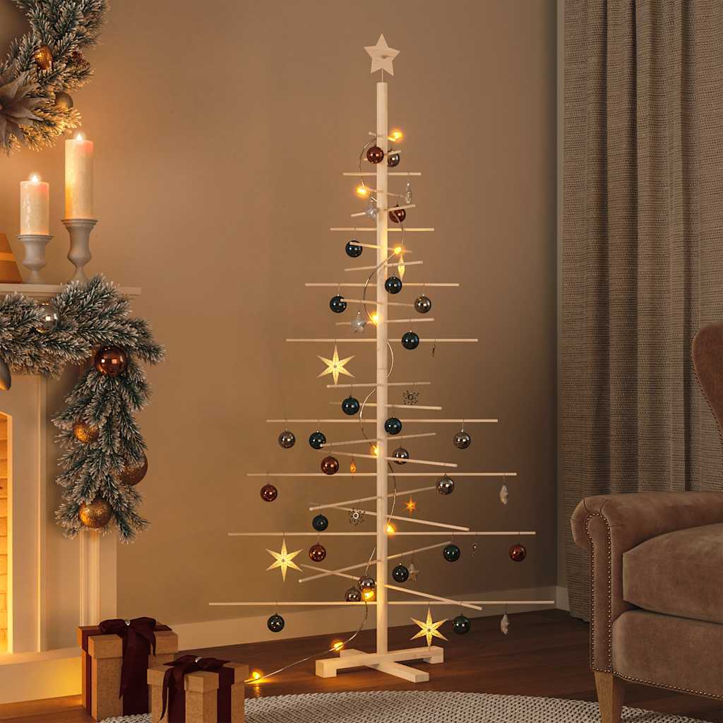 Kerstdecoratie kerstboom 180 cm massief grenenhout is nu te koop bij PeponiXL, paradijselijk wonen!