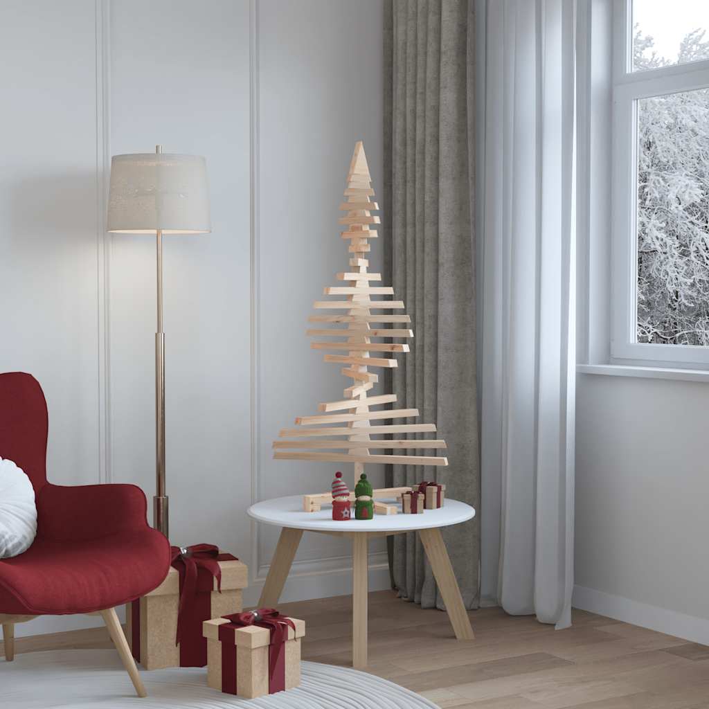 Kerstdecoratie kerstboom 120 cm massief grenenhout is nu te koop bij PeponiXL, paradijselijk wonen!