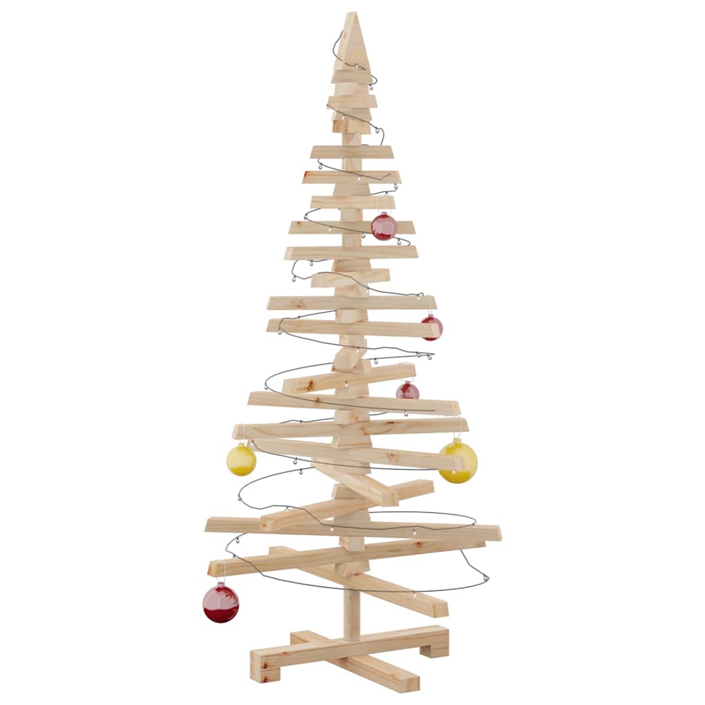Kerstdecoratie kerstboom 120 cm massief grenenhout is nu te koop bij PeponiXL, paradijselijk wonen!