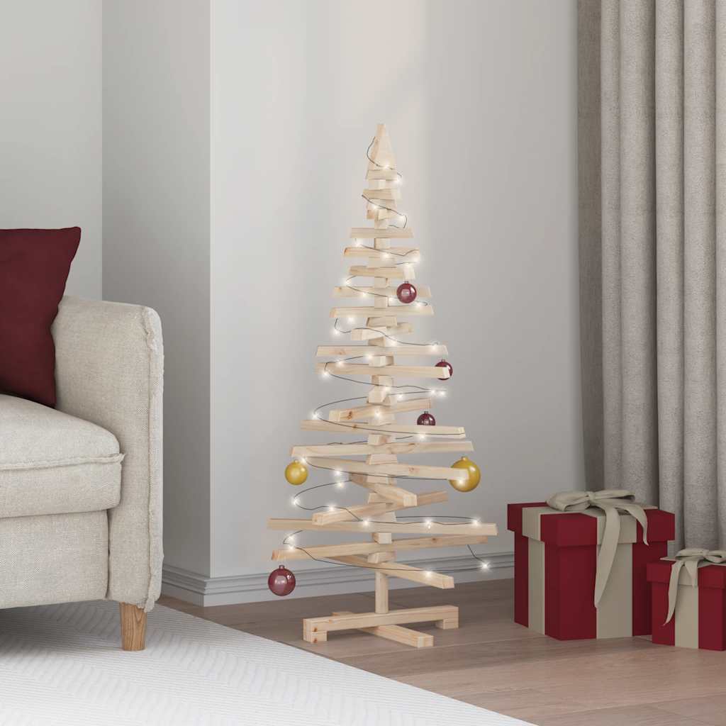 Kerstdecoratie kerstboom 120 cm massief grenenhout is nu te koop bij PeponiXL, paradijselijk wonen!