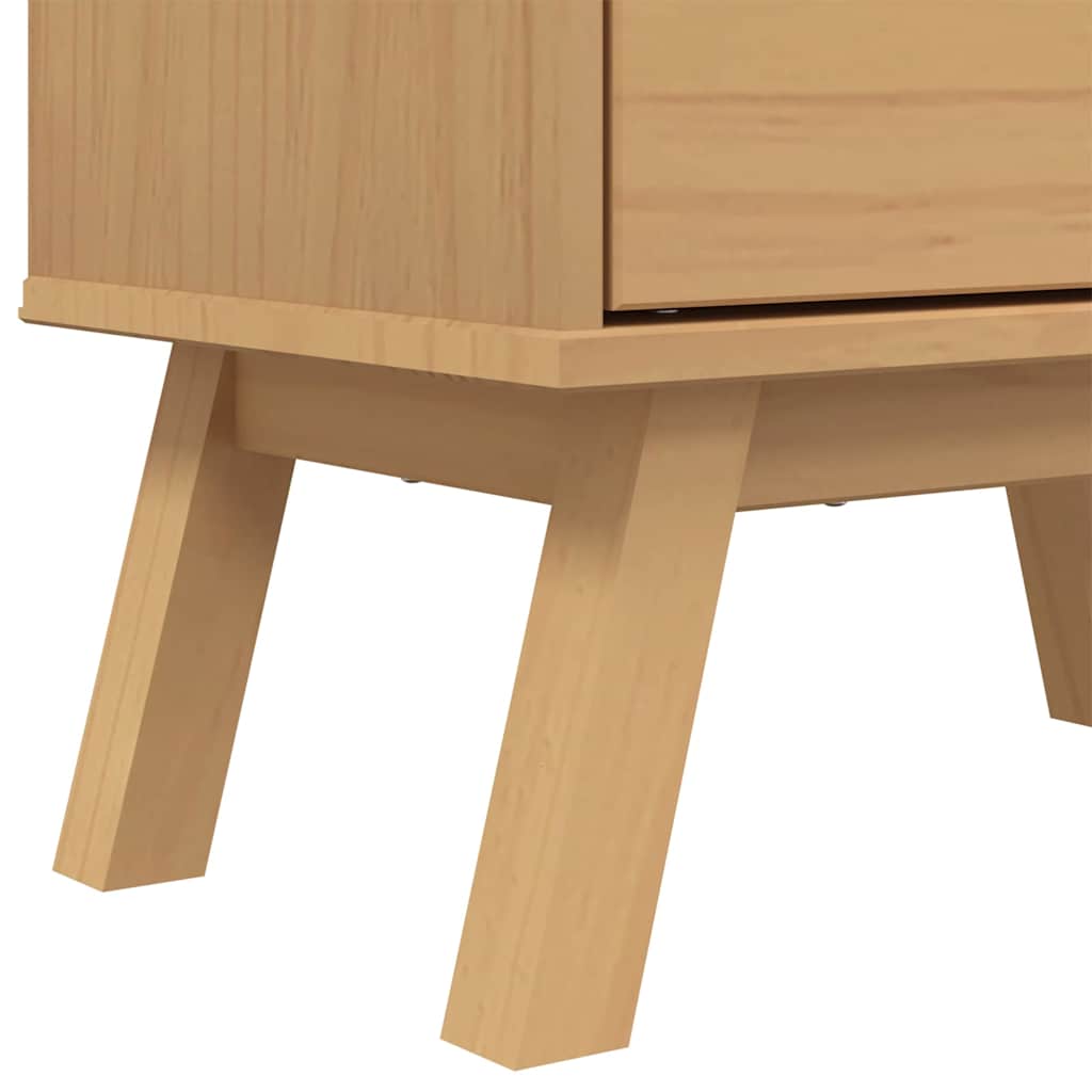Schoenenkast OLDEN 55x35x120 cm grenenhout bruin is nu te koop bij PeponiXL, paradijselijk wonen!
