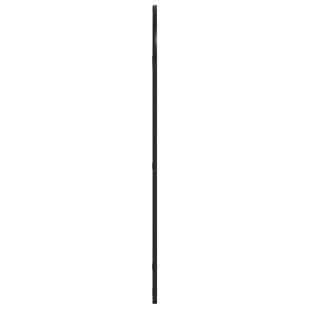 Wandspiegel boog 50x100 cm ijzer zwart is nu te koop bij PeponiXL, paradijselijk wonen!