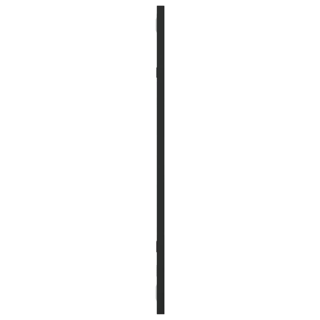 Wandspiegel rechthoekig 30x60 cm ijzer zwart is nu te koop bij PeponiXL, paradijselijk wonen!