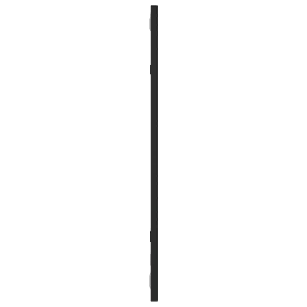 Wandspiegel rechthoekig 30x60 cm ijzer zwart is nu te koop bij PeponiXL, paradijselijk wonen!