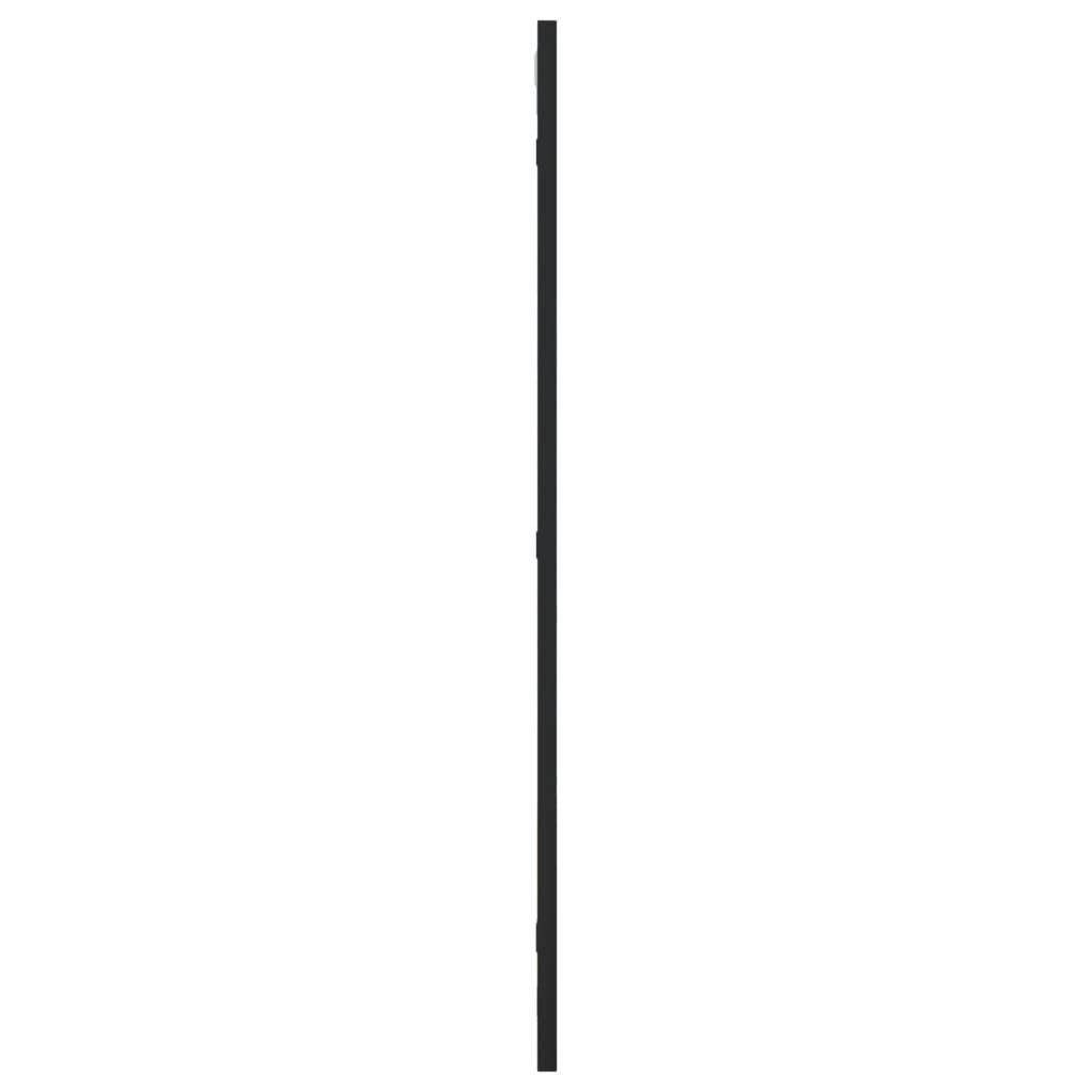 Wandspiegel rechthoekig 40x80 cm ijzer zwart is nu te koop bij PeponiXL, paradijselijk wonen!