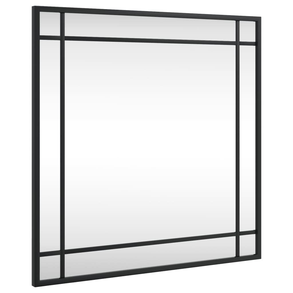 Wandspiegel vierkant 50x50 cm ijzer zwart is nu te koop bij PeponiXL, paradijselijk wonen!