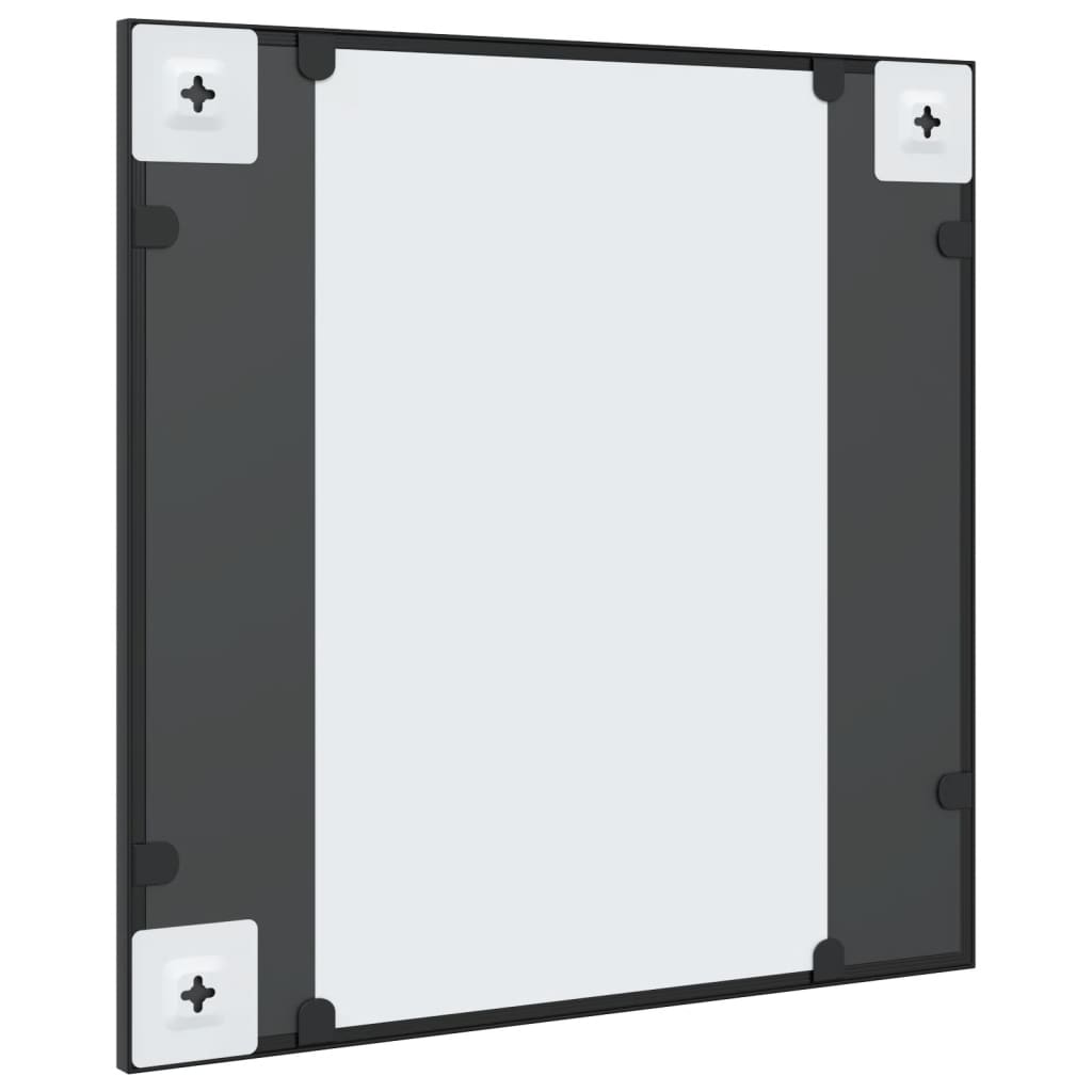 Wandspiegel vierkant 50x50 cm ijzer zwart is nu te koop bij PeponiXL, paradijselijk wonen!