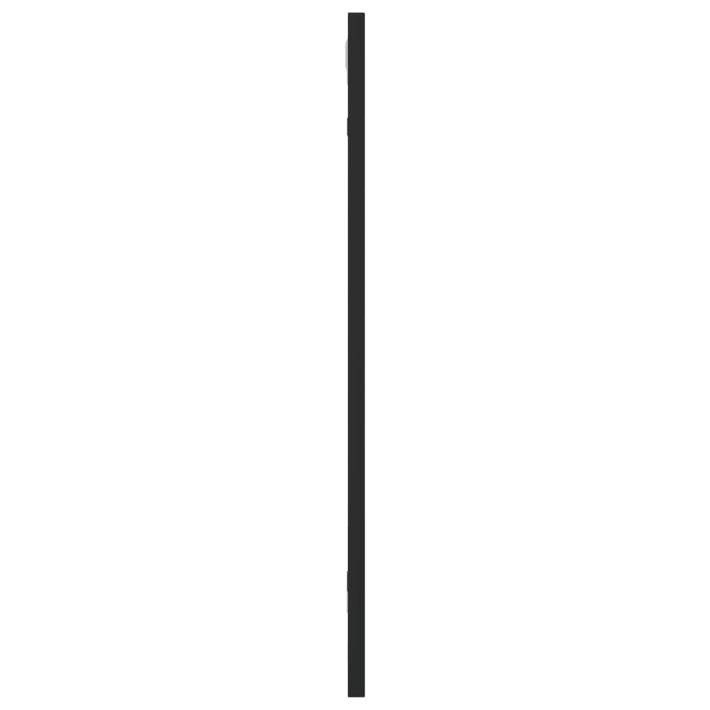 Wandspiegel rechthoekig 30x60 cm ijzer zwart is nu te koop bij PeponiXL, paradijselijk wonen!