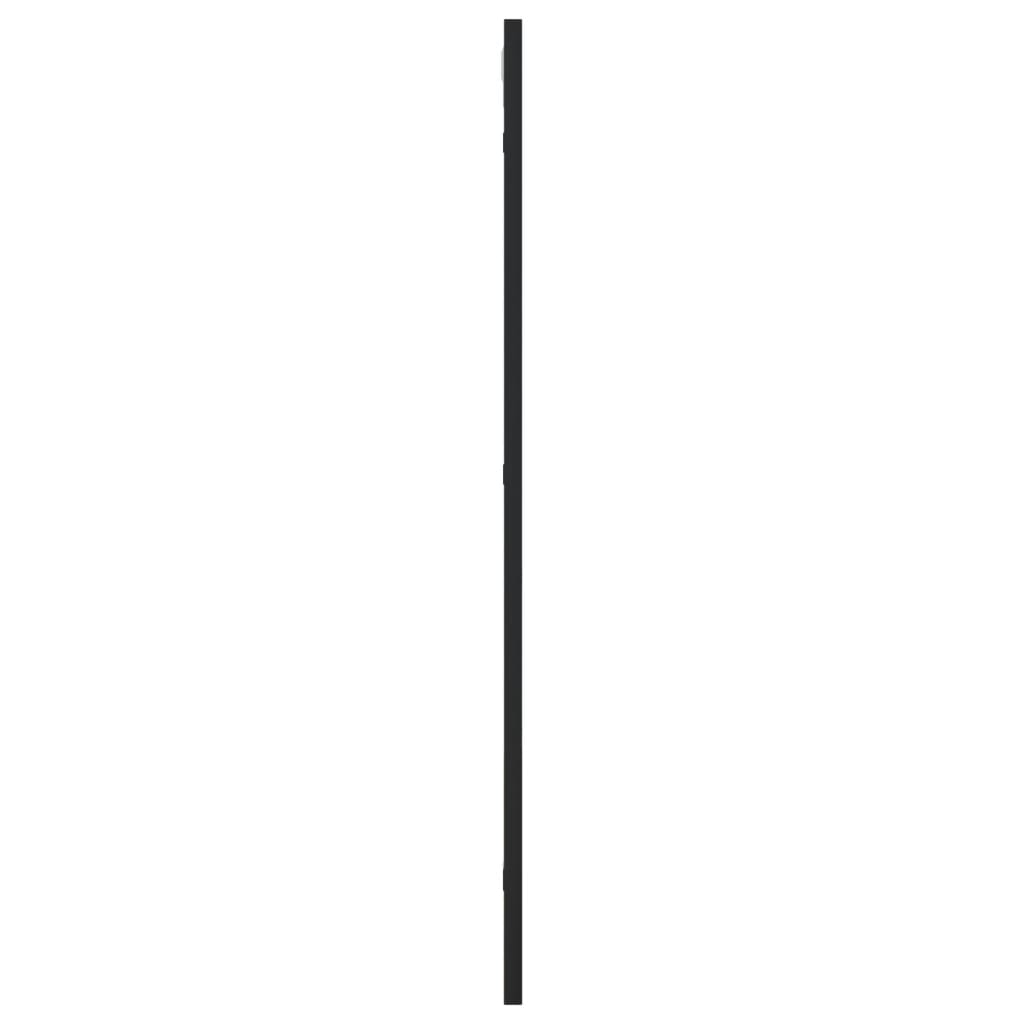 Wandspiegel rechthoekig 40x80 cm ijzer zwart is nu te koop bij PeponiXL, paradijselijk wonen!